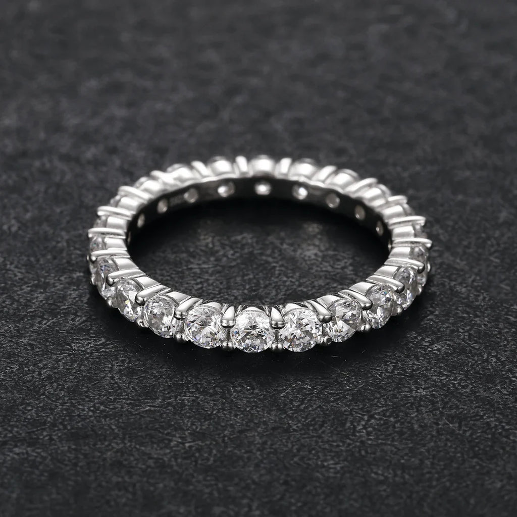 Moissanite Eternity Band