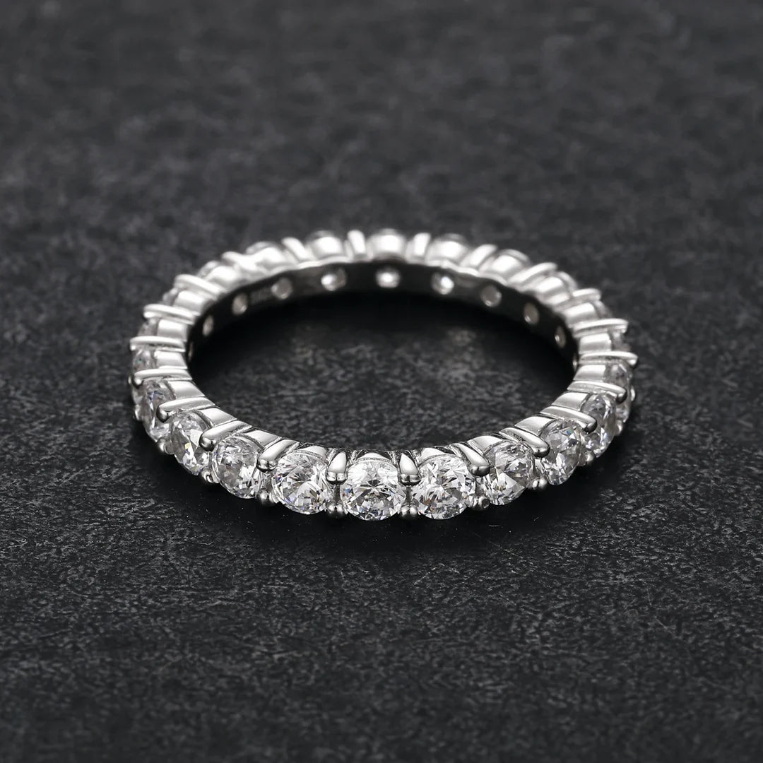 Moissanite Eternity Band