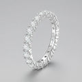 Moissanite Eternity Band