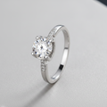 Moissanite Promise Ring